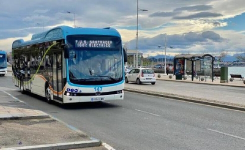 Llegan a Santander los primeros autobuses 100%  eléctricos de la ciudad