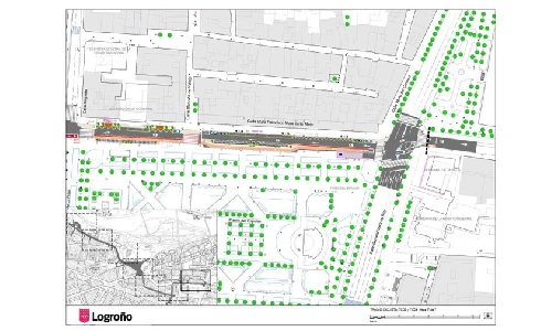 Logroño presenta el segundo tramo del eje ciclista este-oeste