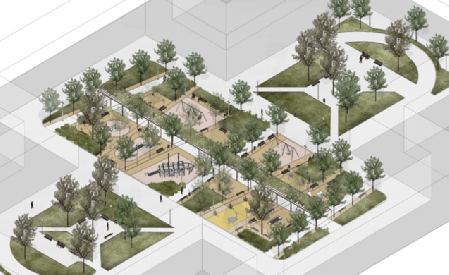 Los jardines de Massana en Barcelona incluirán juegos infantiles inclusivos