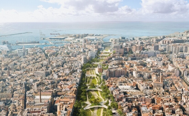 Málaga avanza en la integración urbana del río Guadalmedina con un gran corredor verde