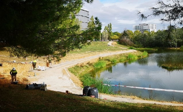 Mejora paisajística del estanque de la Guinardera en Sant Cugat del Vallès