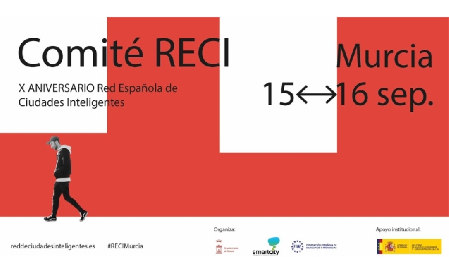 Murcia será sede por vez primera del V Comité Técnico de la Red Española de Ciudades Inteligentes