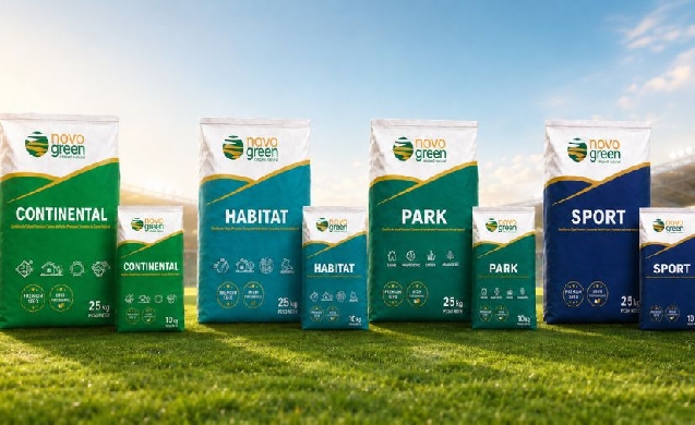 NOVOGREEN presenta una nueva gama de semillas C3 para jardinería, golf y superficies deportivas