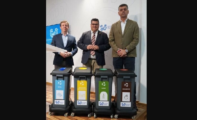 Nuevos contenedores de recogida selectiva para pequeños municipios onubenses