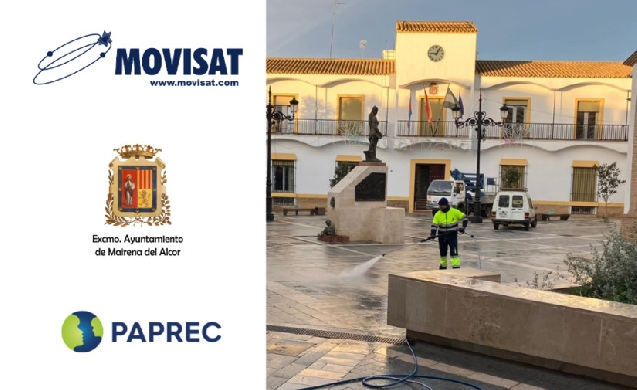 PAPREC y MOVISAT colaboran para la optimización de los servicios municipales de Mairena del Alcor