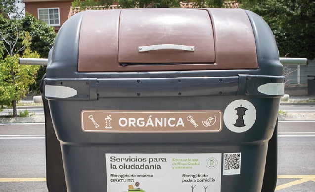Rivas Vaciamadrid supera los objetivos en contenido de impropios en el contenedor marrón