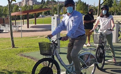 Salamanca habilita las primeras bicicletas eléctricas del servicio de préstamo 'SALenBICI'