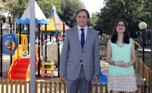 Salamanca renueva la zona de juegos infantiles, jardines y accesibilidad del bulevar de La Milagrosa