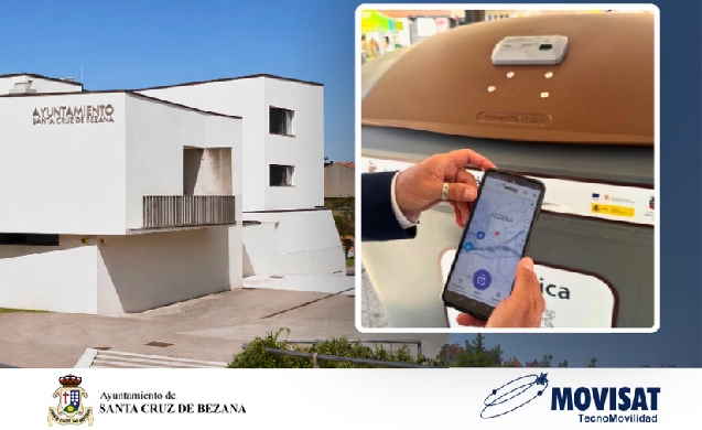 Santa Cruz de Bezana incorpora cerraduras inteligentes de MOVISAT en los contenedores de biorresiduos