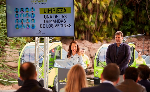 Santa Cruz de Tenerife presenta su nuevo servicio de limpieza y recogida de residuos