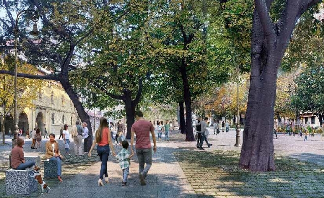Seleccionado el proyecto ganador para la renovación del Paseo de Sarasate en Pamplona