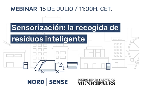 Sensorización para una recogida de residuos inteligente, a debate el próximo 15 de julio