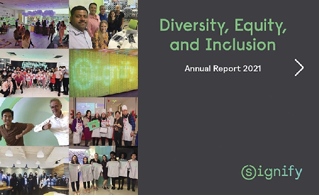 Signify presenta su primer informe sobre diversidad, equidad e inclusión como muestra de su compromiso con estos valores