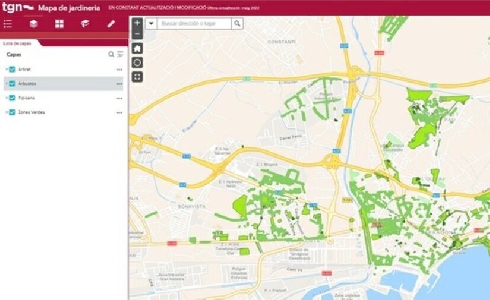 Tarragona presenta su primer sistema de catalogación del verde urbano integrado en un mapa interactivo