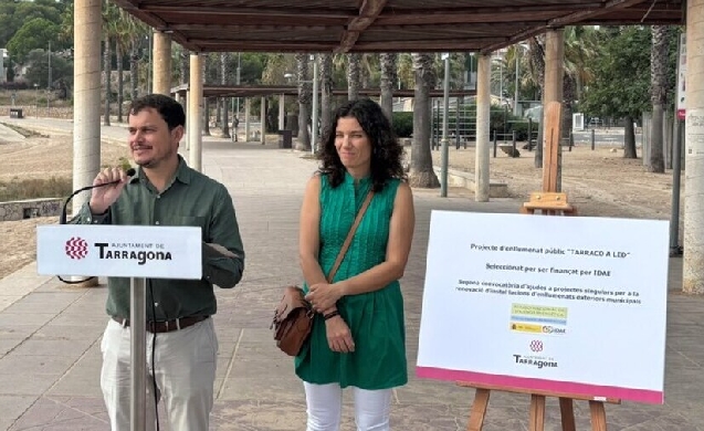 Tarragona renueva su alumbrado público con el proyecto Tarraco a LED financiado por el IDAE