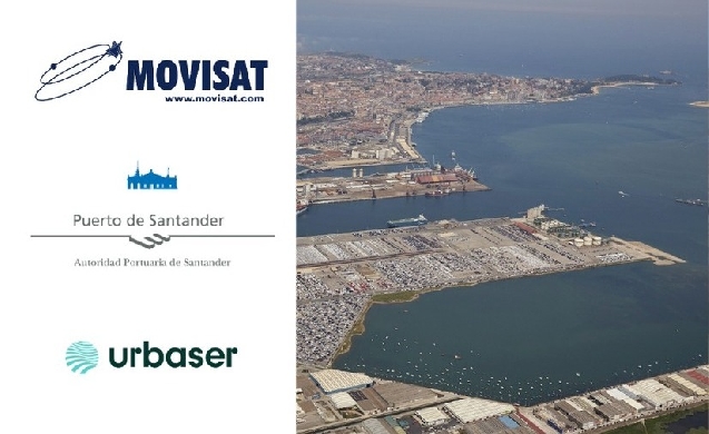 Tecnología MOVISAT para el servicio de limpieza y recogida de residuos del Puerto de Santander