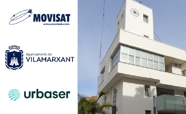 Tecnología MOVISAT para facilitar la recogida de residuos en el municipio valenciano de Vilamarxant