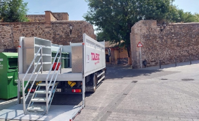Toledo extiende sus puntos limpios móviles a todos los barrios para mejorar la recogida selectiva