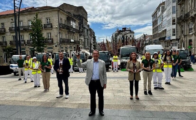 Vigo consigue su noveno Premio Escoba de platino y se convierte en la ciudad más limpia de España