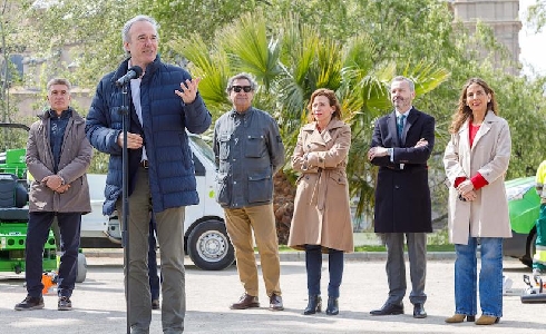 Zaragoza estrena nuevo servicio de conservación y limpieza de zonas verdes