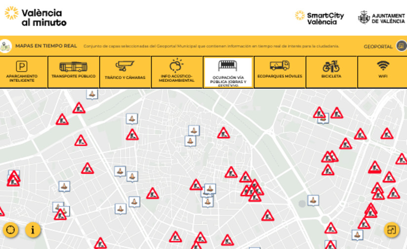Smart City Valencia permite monitorizar la evolución urbana a tiempo real