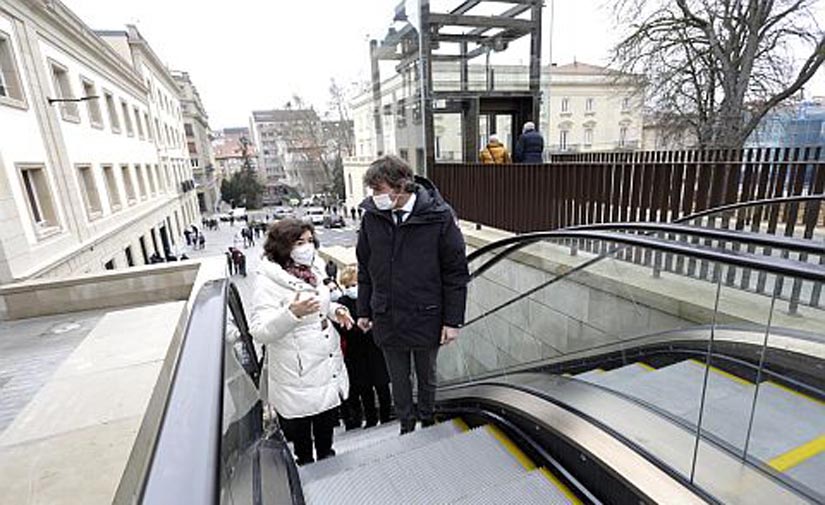 Terminan las obras del entorno del Memorial y Los Arquillos de Vitoria