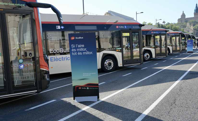 TMB acelerara la renovación y descarbonización de la flota con 210 autobuses eléctricos e híbridos