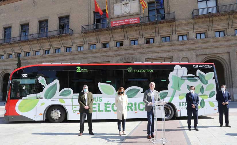 Todos los nuevos autobuses urbanos de Zaragoza serán eléctricos