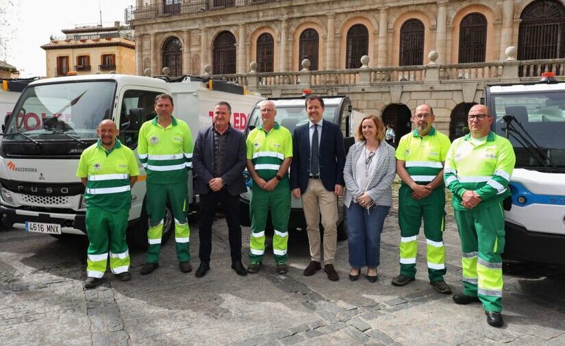 Toledo estrena flota de limpieza más eficiente y sostenible en el Casco Histórico
