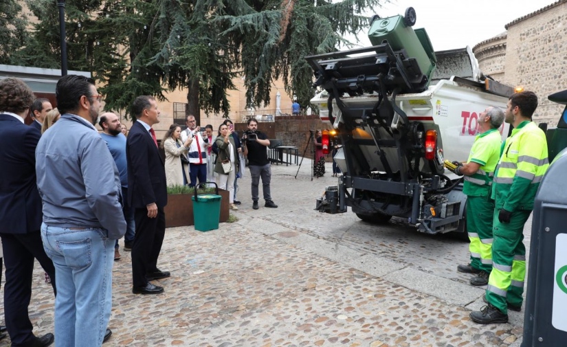 Toledo impulsa el reciclaje de vidrio en la hostelería del Casco Histórico con un servicio de recogida ‘Puerta a Puerta’