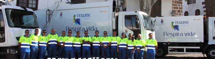 Teguise presenta el nuevo servicio de recogida de residuos sólidos urbanos y limpieza viaria