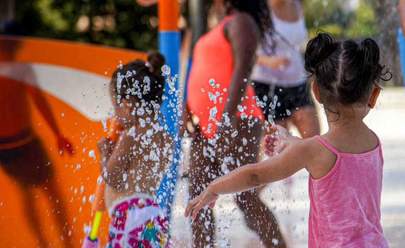 Un parque de agua urbano que favorece la sostenibilidad