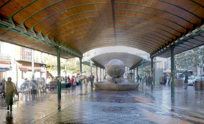 Urban Greenup comienza la instalación de la marquesina vegetal de Plaza España en Valladolid