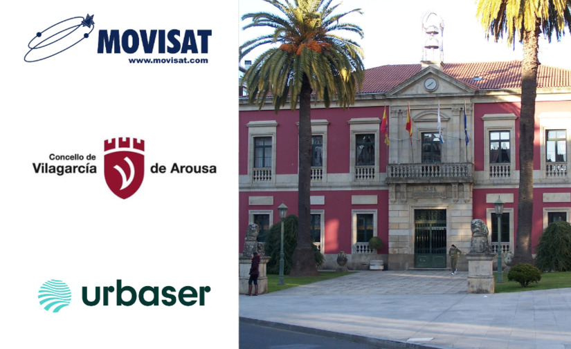 Urbaser elige las soluciones tecnológicas MOVISAT para digitalizar la flota de Vilagarcía de Arousa