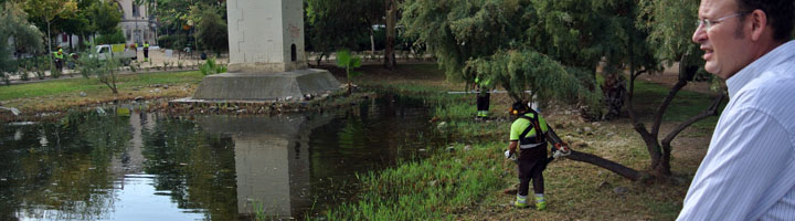 Murcia multiplica los trabajos en parques y jardines durante los meses estivales