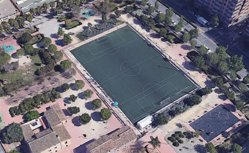 València ampliará el campo de fútbol del barrio de Torrefiel y mantendrá la zona verde