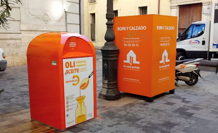 València agrupa y amplia contenedores de reciclaje - Valencia provincia -  COPE