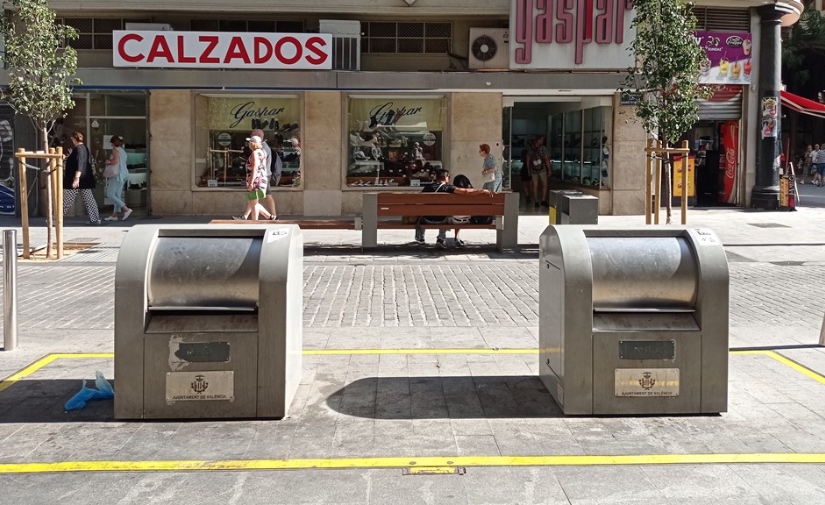 Valencia invertirá 1,1 millones de euros en el soterramiento de ocho islas de contenedores urbanos