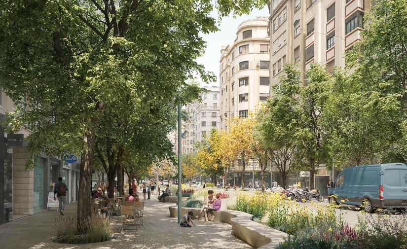 Valencia invierte 15 millones para la renaturalización de la plaza de Sant Agustí con más de 260 nuevos árboles