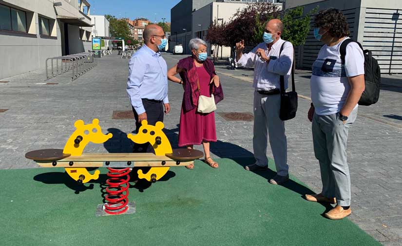 Valladolid cuenta con nuevos juegos infantiles y elementos biosaludables