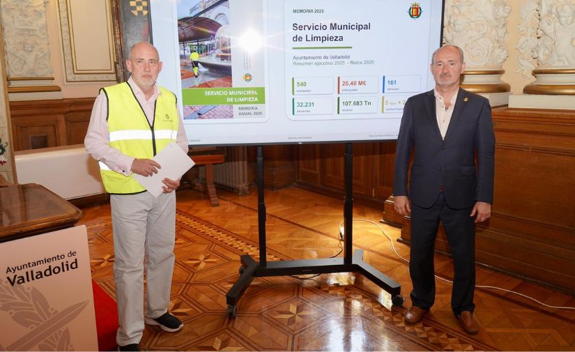 Valladolid destinó 26,5 millones de euros a limpieza viaria y recogida de residuos en 2025