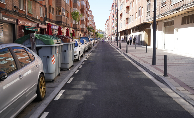 Valladolid invierte un millón de euros en la reurbanización de la calle Nueva del Carmen
