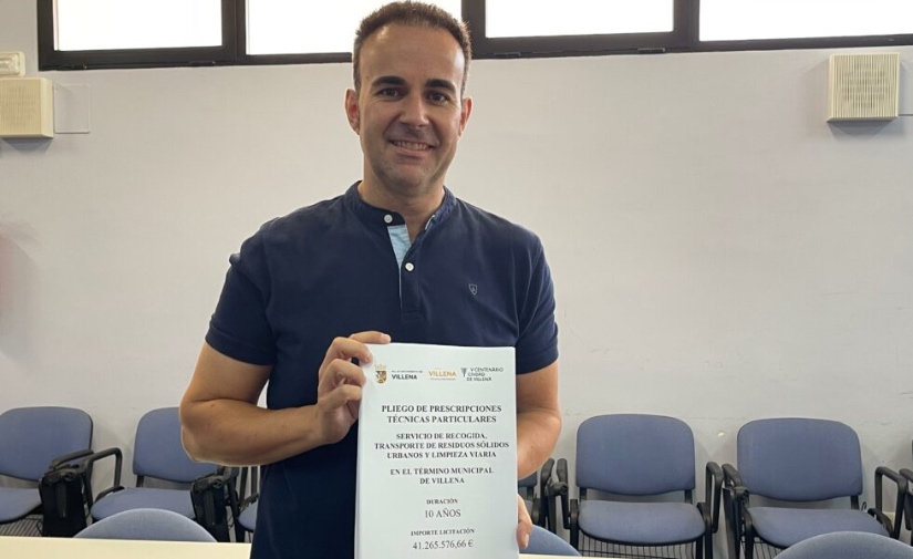 Villena aprueba un nuevo contrato de limpieza y recogida de residuos por 41,2 millones en diez años