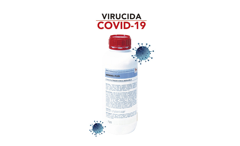 VIRIBIOL PLUS, virucida con eficacia frente a virus envueltos como coronavirus