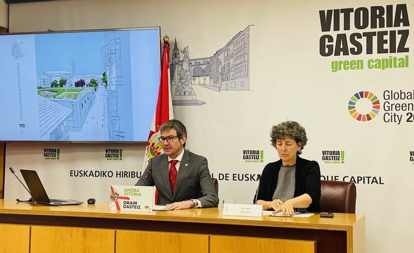 Vitoria-Gasteiz aumentará el verde y la biodiversidad de 55 espacios en el Casco Medieval