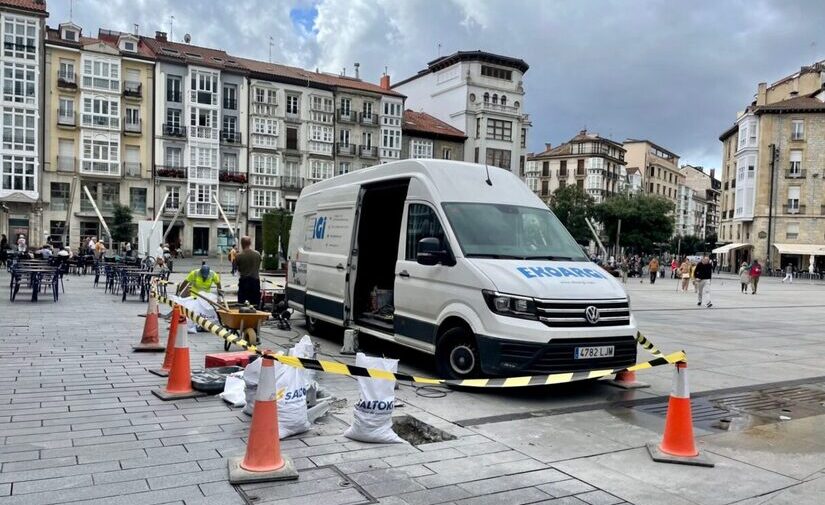 Vitoria-Gasteiz aplica tecnología de iluminación led en la plaza de la Virgen Blanca