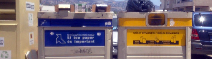 Altea toma medidas para evitar los colapsos de los contenedores de reciclaje