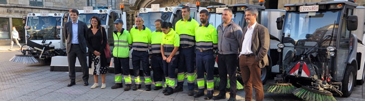 Pontevedra mejora el servicio de limpieza con la incorporación de seis nuevas máquinas