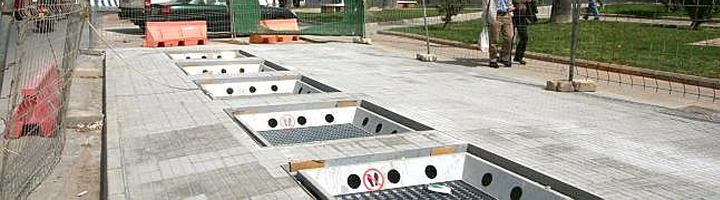 El Ayuntamiento de Rota instala 54 nuevos contenedores de recogida soterrada en la ciudad