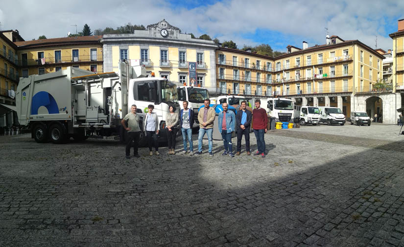 Ya están en las calles de Tolosaldea los nuevos camiones de recogida de residuos